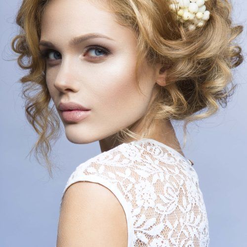 Pile Of Curls Hairstyles For Wedding (Photo 7 of 20)