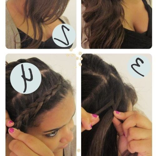 Brunette Ponytail Hairstyles With Braided Bangs (Photo 13 of 20)