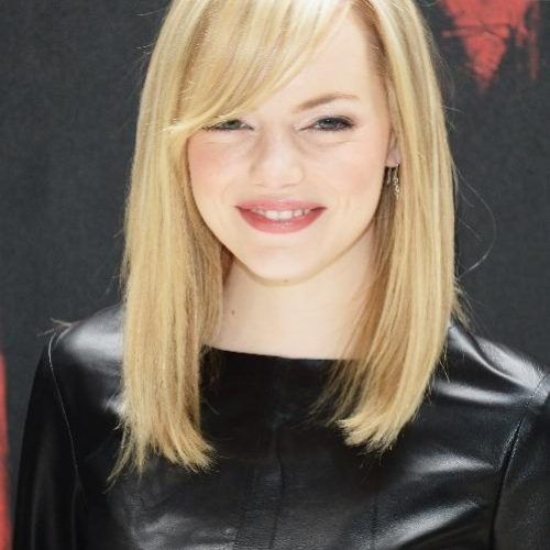 Long Bob Hairstyles With Side Swept Bangs (Photo 10 of 15)