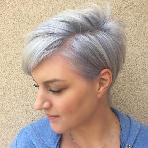Side-Parted Blonde Balayage Pixie Hairstyles (Photo 6 of 20)