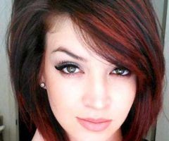 20 Inspirations Short Hairstyles with Red Highlights