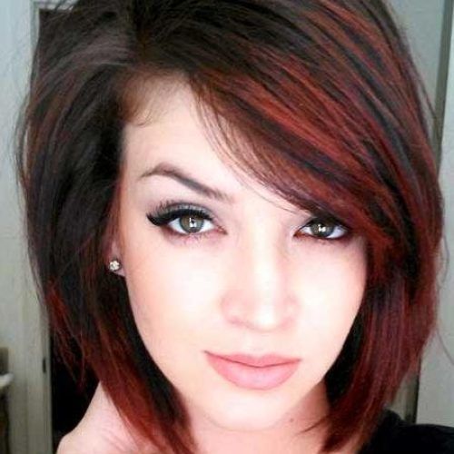 Short Hairstyles With Red Highlights (Photo 1 of 20)