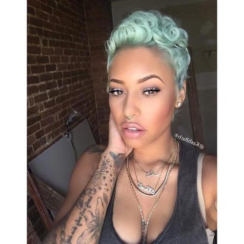 Short Hairstyles With Color For Black Women (Photo 12 of 20)
