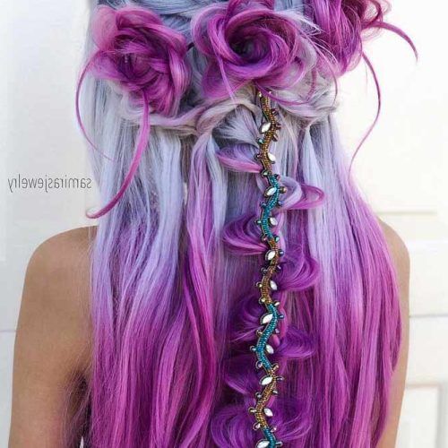Edgy Lavender Short Hairstyles With Aqua Tones (Photo 20 of 20)