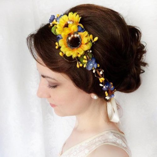 Wedding Hairstyles With Sunflowers (Photo 6 of 15)