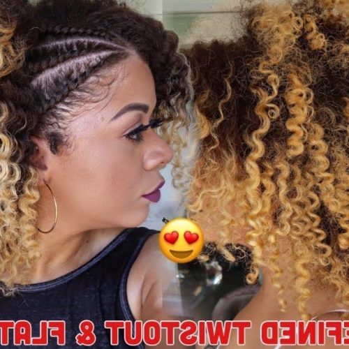 Flat Twists Into Twist Out Curls (Photo 14 of 15)