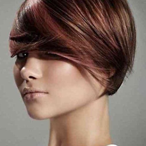 Short Hairstyles With Red Highlights (Photo 19 of 20)