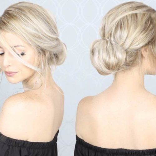Super Easy Updos For Short Hair (Photo 14 of 15)