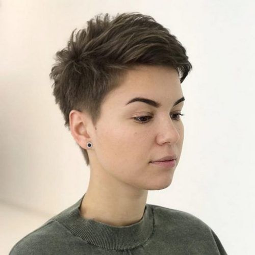 Tousled Pixie Hairstyles With Super Short Undercut (Photo 7 of 20)