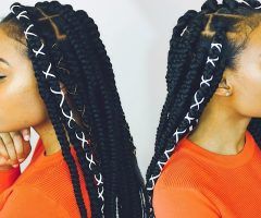 15 Inspirations Braid Hairstyles with Rubber Bands