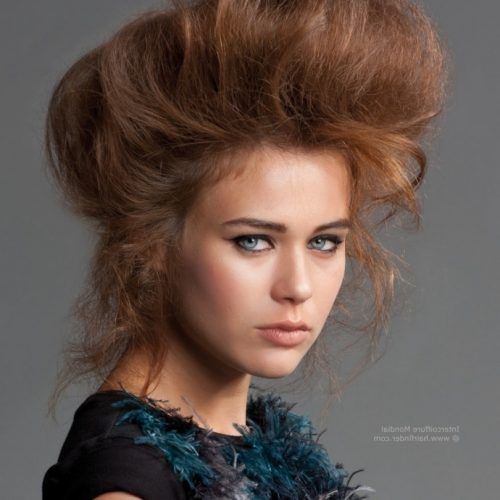 Teased Updo Hairstyles (Photo 13 of 15)