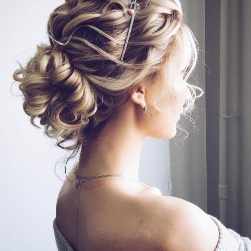 Messy Updo Hairstyles For Wedding (Photo 9 of 15)