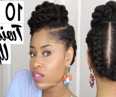 15 Collection of Twisted Updo Natural Hairstyles
