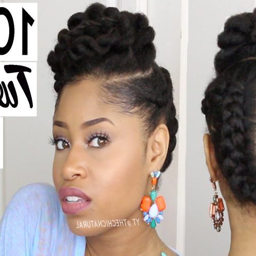 Natural Updo Hairstyles For Black Hair (Photo 2 of 15)
