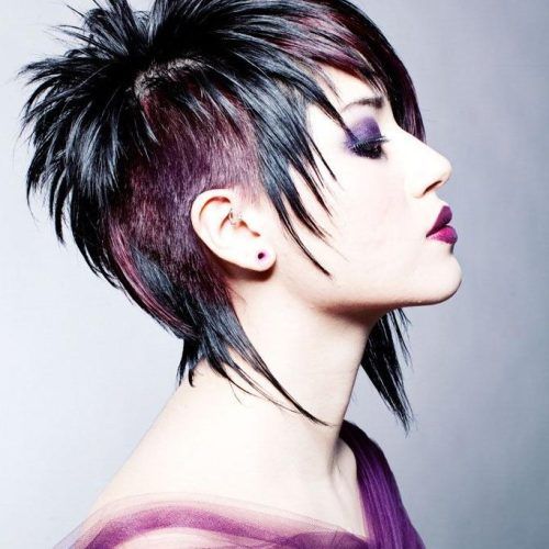 Purple And Black Short Hairstyles (Photo 12 of 20)