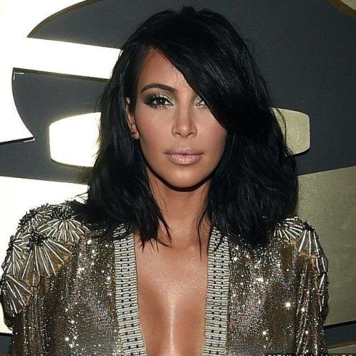 Long Bob Hairstyles Kim Kardashian (Photo 13 of 15)