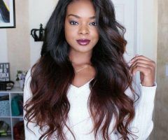 15 Best Collection of Long Weave Hairstyles