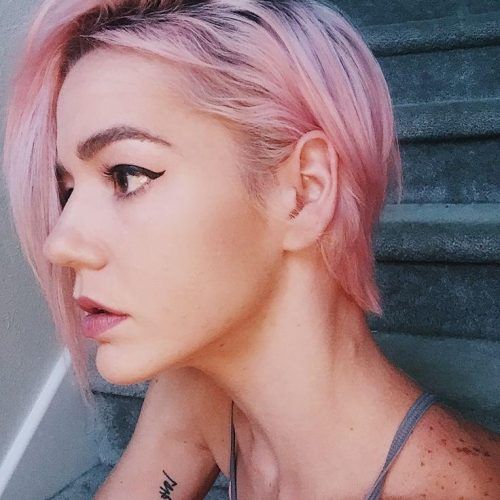 Pink Short Hairstyles (Photo 7 of 20)