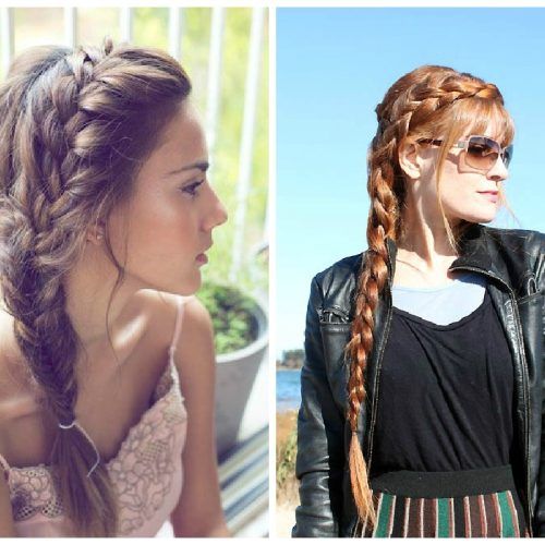 Braided Crown Ponytails For Round Faces (Photo 9 of 20)
