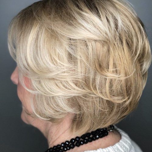 Pixie Bob Hairstyles With Golden Blonde Feathers (Photo 10 of 20)