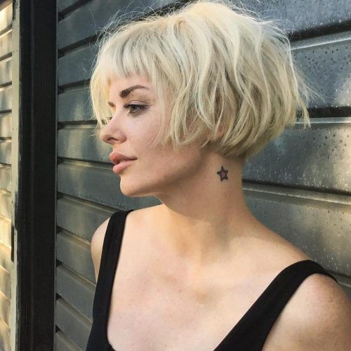 Long Blonde Bob Hairstyles In Silver White (Photo 18 of 20)