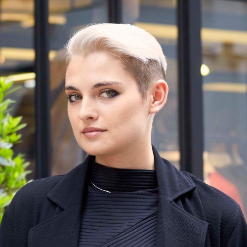 Disconnected Blonde Balayage Pixie Hairstyles (Photo 19 of 20)