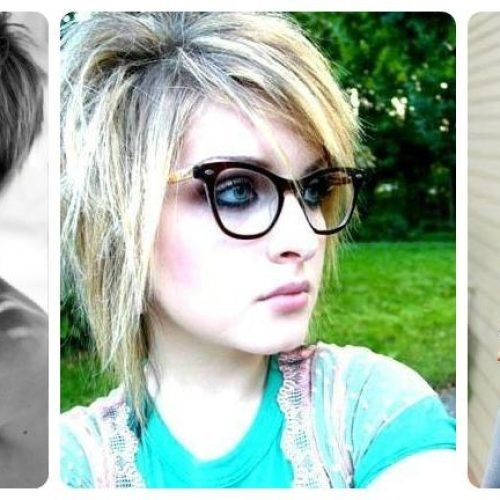 Short Hairstyles For Women Who Wear Glasses (Photo 2 of 20)