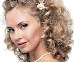 15 Best Collection of Wedding Hairstyles for Medium Length Wavy Hair