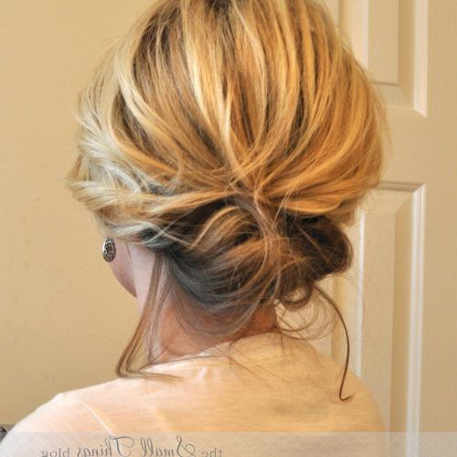 Fancy Chignon Wedding Hairstyles For Lob Length Hair (Photo 7 of 20)