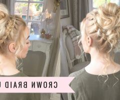 15 Ideas of Braided Crown Updo Hairstyles