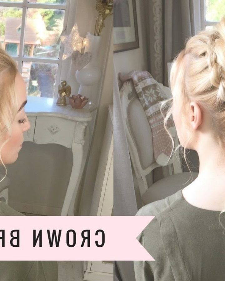 15 Ideas of Braided Crown Updo Hairstyles
