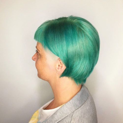 Aqua Green Undercut Hairstyles (Photo 12 of 20)
