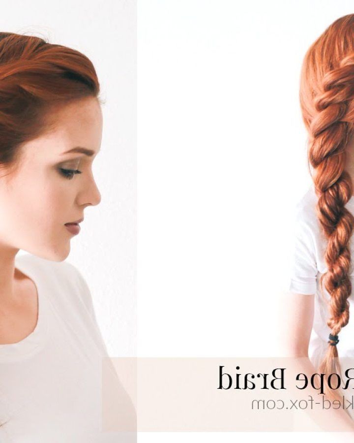 20 Best Ideas Dramatic Rope Twisted Braid Hairstyles