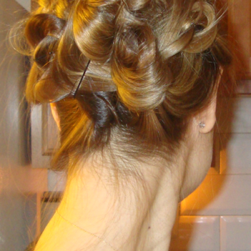 Knotted Braided Updo Hairstyles (Photo 14 of 20)
