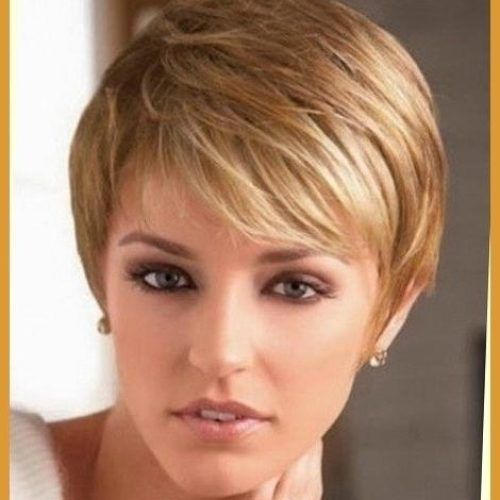 Short Haircuts For Thin Hair And Oval Face (Photo 19 of 20)