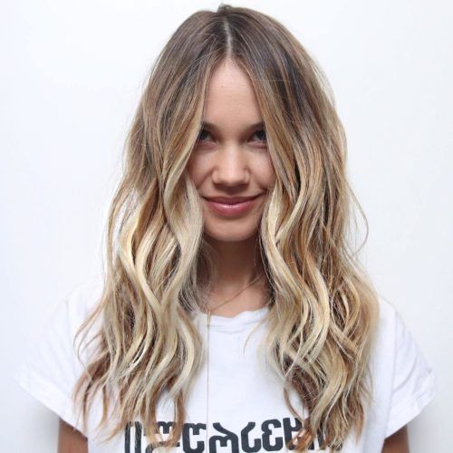 Messy Hairstyles With Beachy Waves (Photo 8 of 20)