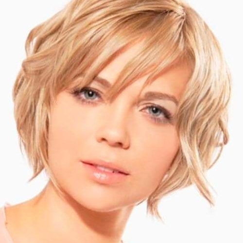 Short Hairstyles For Thick Hair And Long Face (Photo 15 of 15)