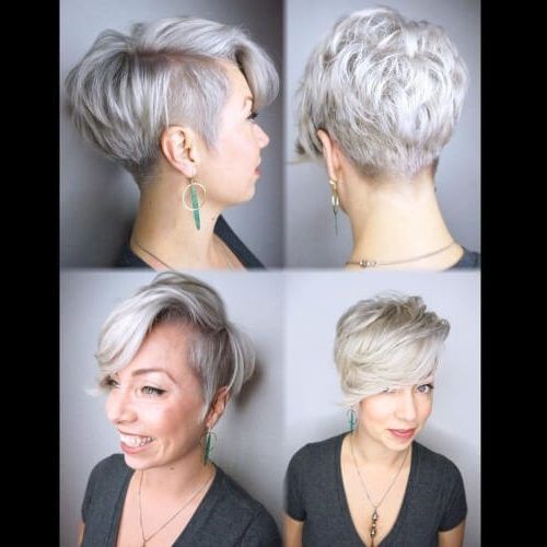Asymmetrical Long Pixie For Round Faces (Photo 14 of 15)