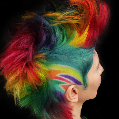 Rainbow Bright Mohawk Hairstyles (Photo 4 of 20)