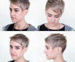2024 Latest Sweeping Pixie Hairstyles with Undercut