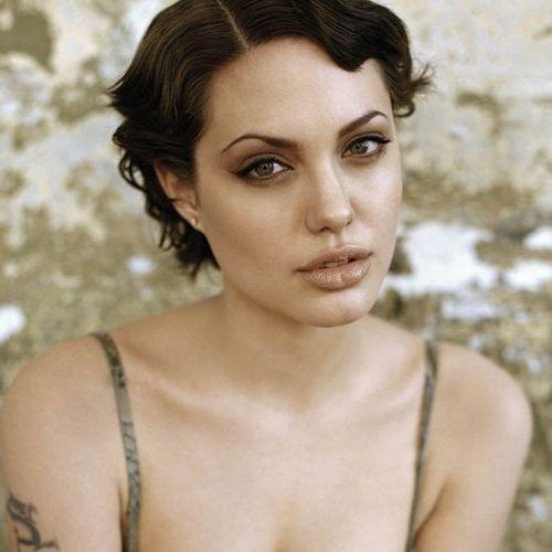 Angelina Jolie Short Hairstyles (Photo 4 of 20)