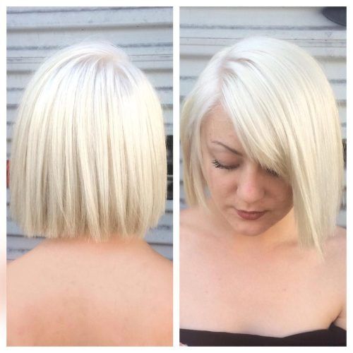 Platinum Layered Side Part Hairstyles (Photo 8 of 20)