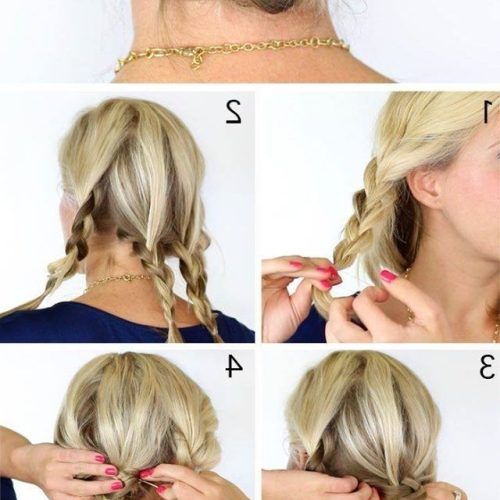 Easy Casual Braided Updo Hairstyles (Photo 7 of 15)