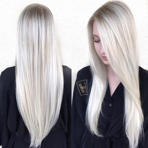 Platinum Layered Side Part Hairstyles (Photo 1 of 20)