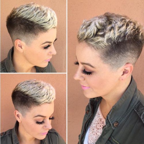 Tapered Gray Pixie Hairstyles With Textured Crown (Photo 4 of 20)