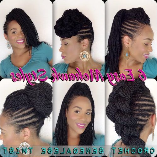 Twisted Braids Mohawk Hairstyles (Photo 19 of 20)