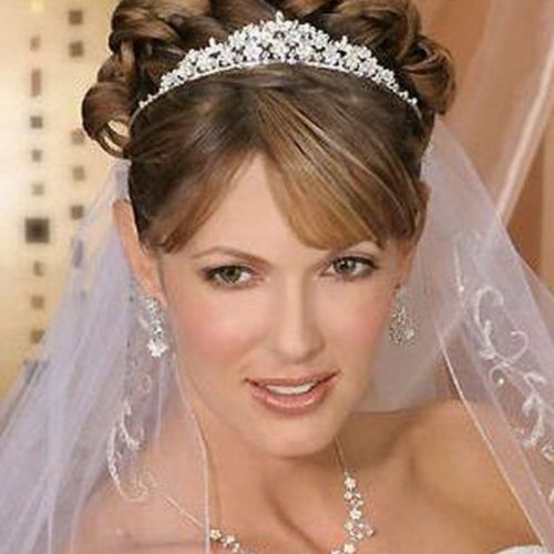 Wedding Hairstyles For Long Hair With A Tiara (Photo 6 of 15)