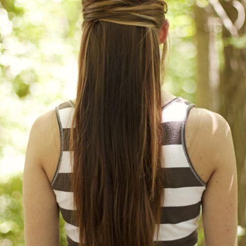 Easy Wedding Hairstyles For Long Straight Hair (Photo 3 of 15)