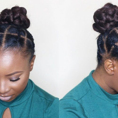 Threaded Ponytail Hairstyles (Photo 3 of 20)