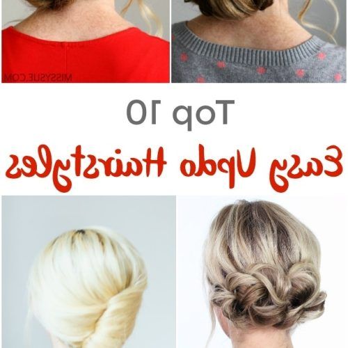 Easy Updo Hairstyles (Photo 2 of 15)